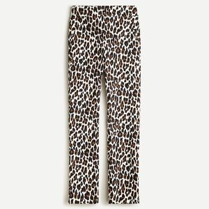 J. Crew Tall High Rise Remi Pant in Leopard Print